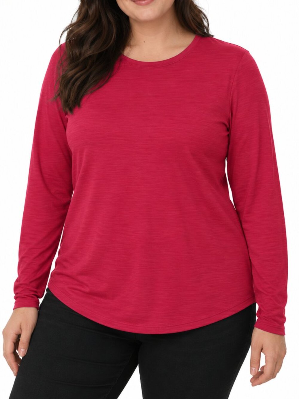 SEGMENTS NWT 100% Merino Wool Base Layer Top Shirt Berry XXL Long Sleeve Crew